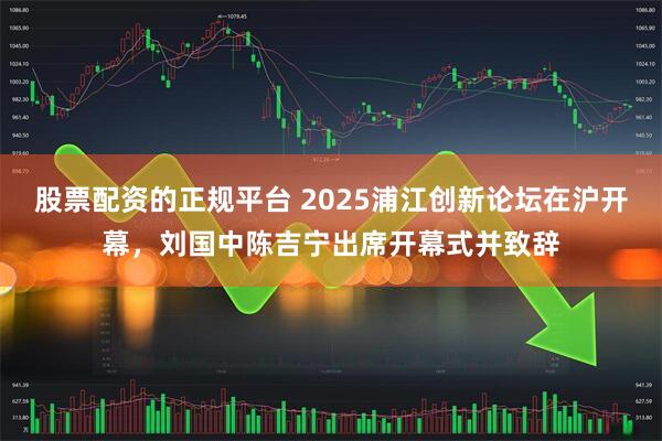 股票配资的正规平台 2025浦江创新论坛在沪开幕，刘国中陈吉宁出席开幕式并致辞