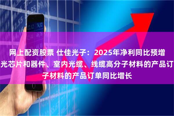 网上配资股票 仕佳光子：2025年净利同比预增426%左右 光芯片和器件、室内光缆、线缆高分子材料的产品订单同比增长